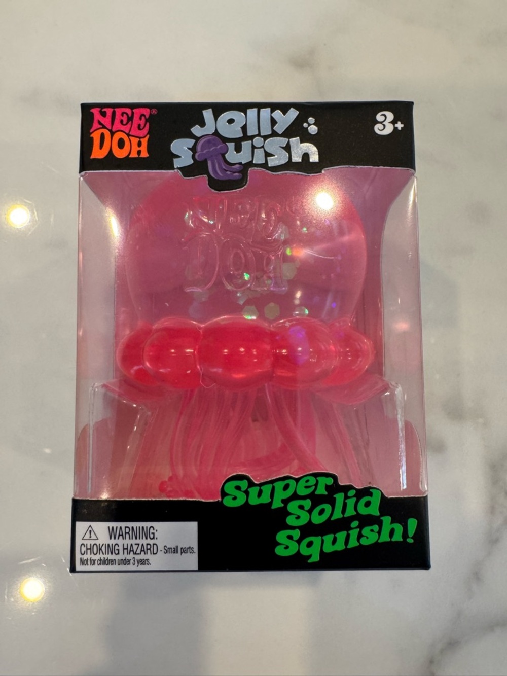 NeeDoh Jellyfish Squish – Pink – Super Soft Sensory Toy – Viral TikTok - NIB!